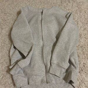 Light grey zip up
